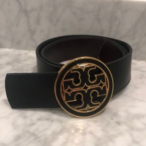 Tory Burch logo belt